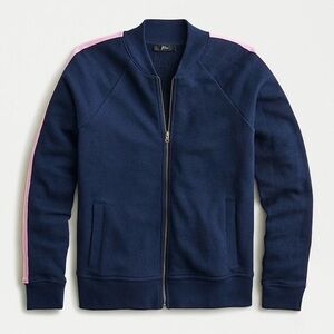 J. Crew Retro Stripe Track Jacket Small